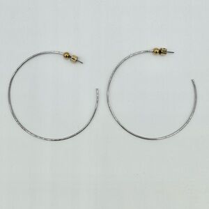 Jenny Bird “Icon” Hoop Earrings silver/gold